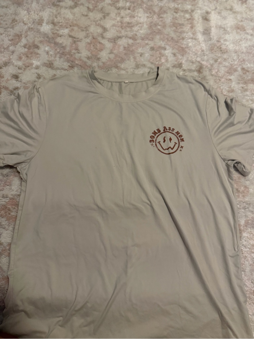 Neutral Tan Short-Sleeve Graphic Tee